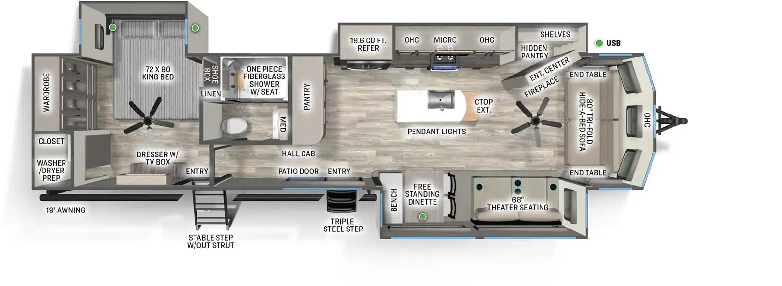 401FLX Floorplan Image